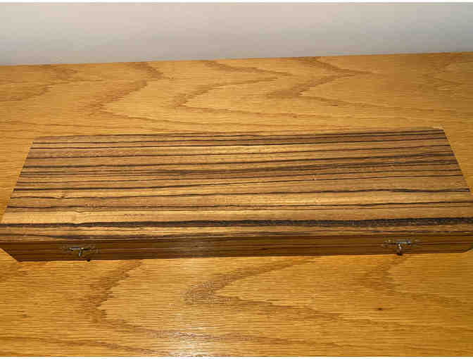 Carving Set with Distinctive Pakkawood Handles