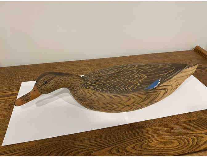 Handcarved Female Mallard Decoy