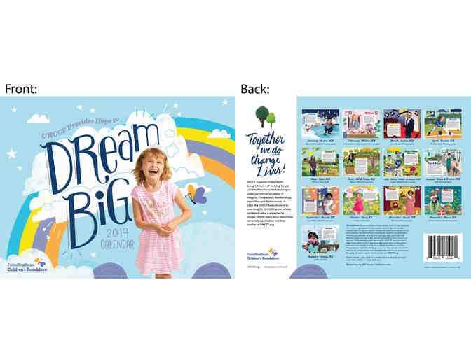 2019 UnitedHealthcare Children's Foundation Kidspiration Wall Calendar