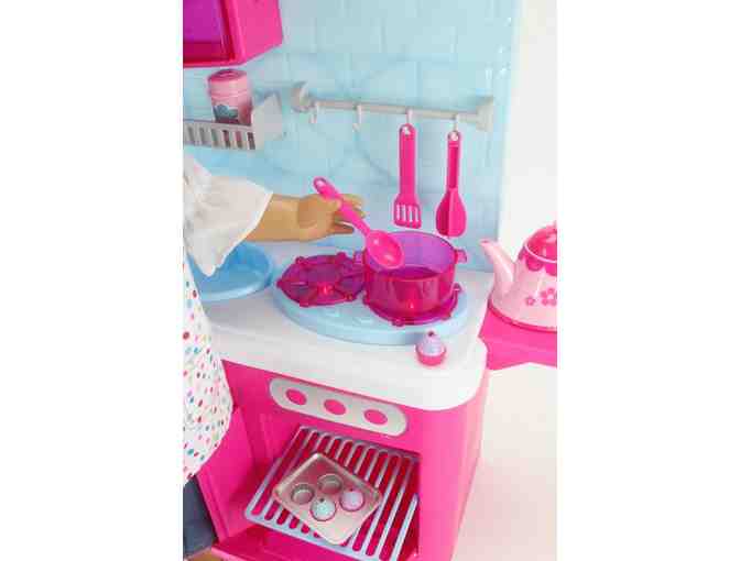 Sophia's - Kitchen Play Set, Baking Accessories AND Dessert Display Set for 18 inch dolls