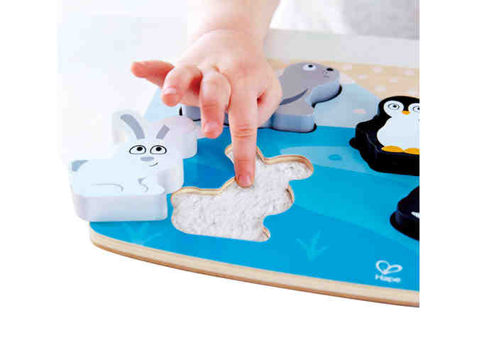 Hape - Polar Animal Tactile Puzzle  (ages 24+ months)