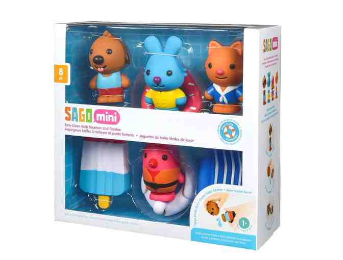 Sago Mini - Easy Clean Bath Squirters - 8-piece (ages 12+ months)