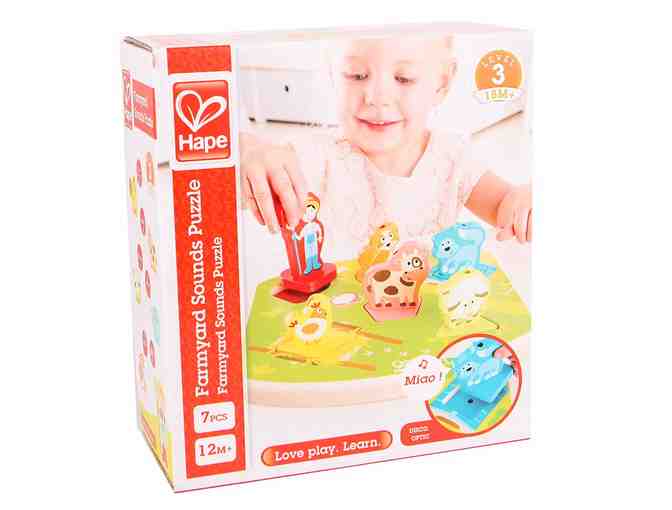 Hape - Farmyard Sound Puzzle (ages 18+ months)