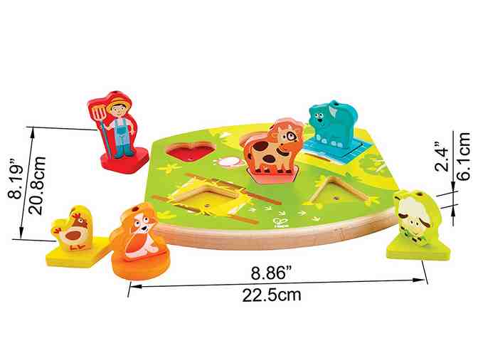 Hape - Farmyard Sound Puzzle (ages 18+ months)