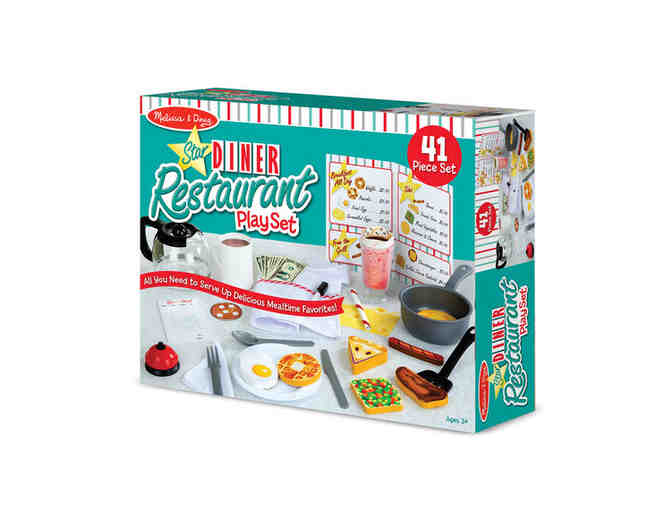 Melissa & Doug - Star Diner Restaurant AND Star Diner Restaurant Play Set (ages 3+)