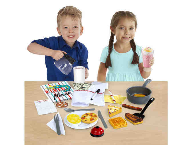 Melissa & Doug - Star Diner Restaurant AND Star Diner Restaurant Play Set (ages 3+)