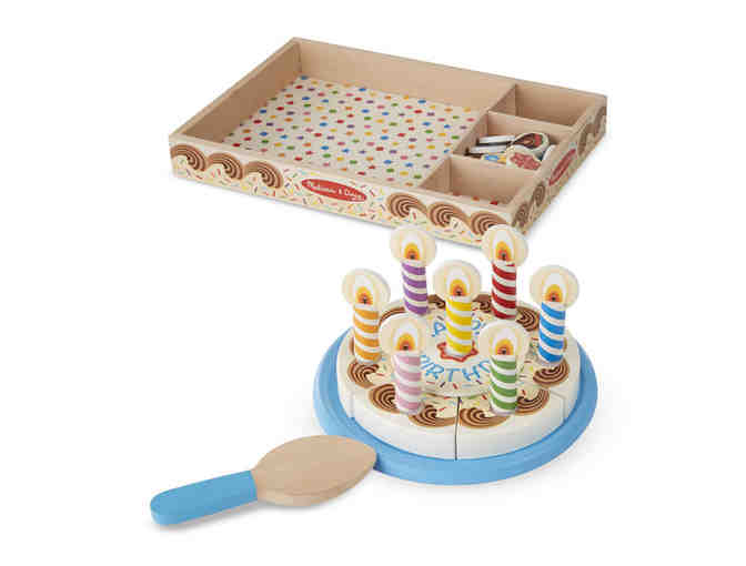 Melissa & Doug - Wooden Birthday Cake (ages 3+)