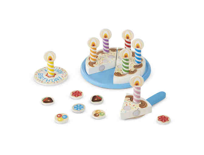Melissa & Doug - Wooden Birthday Cake (ages 3+)