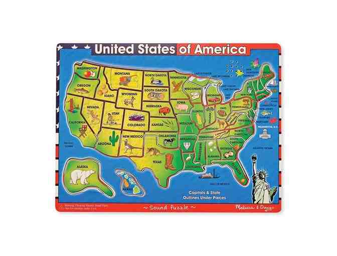 Melissa & Doug - United States of America Map Sound Puzzle (ages 5+)