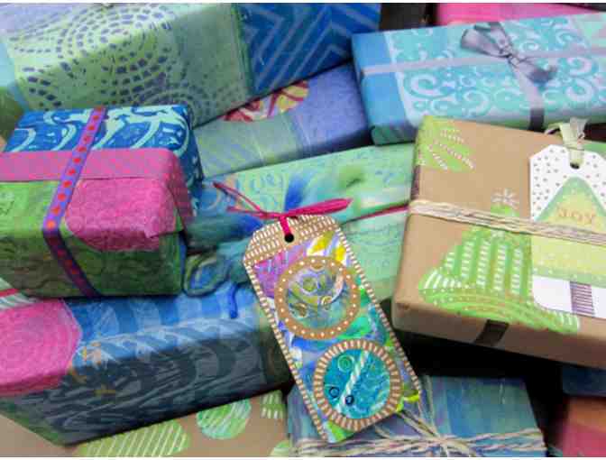 Gelli Arts - Gel Printing Plate 5' x 7' AND Mini Printing Plate Kit (round)