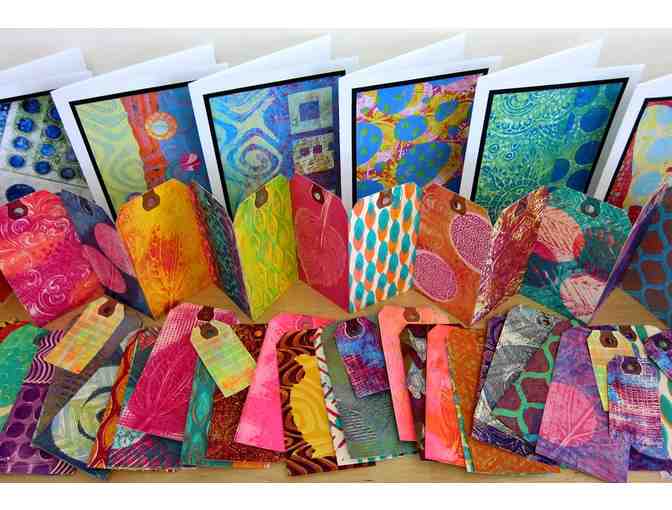 Gelli Arts - Gel Printing Plate 5' x 7' AND Mini Printing Plate Kit (round)