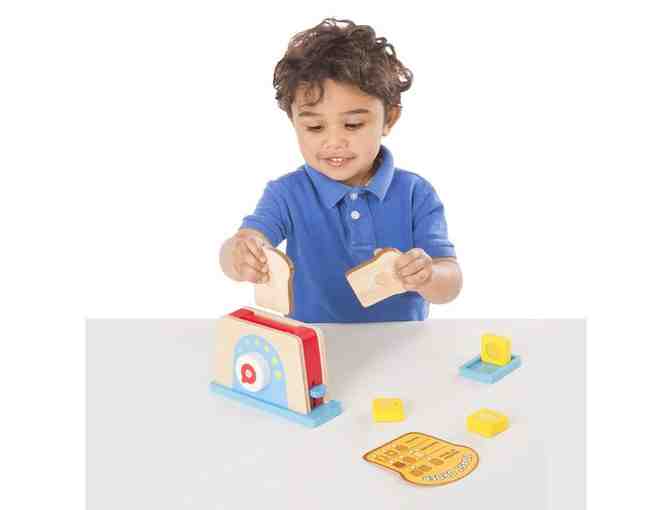 Melissa & Doug - Food Fun Fill 'Em Up Cups AND Bread & Butter Toaster Set (ages 3+)
