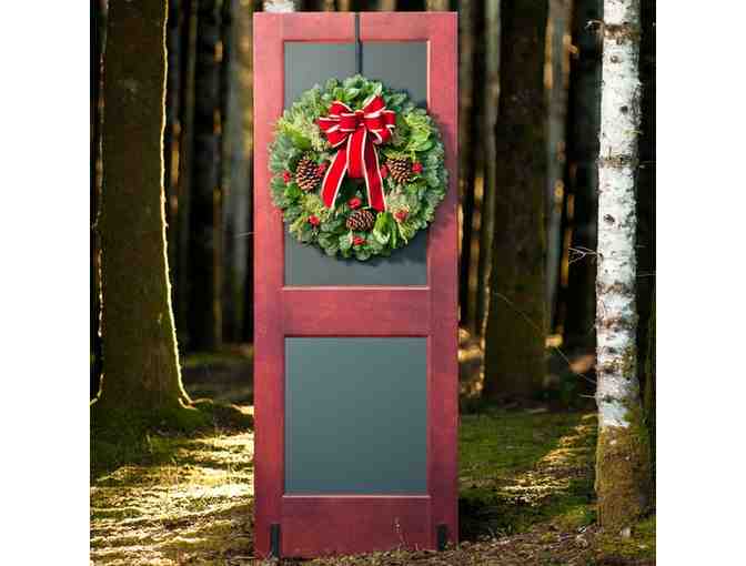 Red Deluxe Wreath - 26 inches