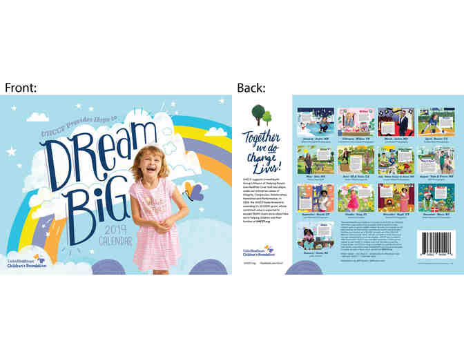 2019 UHCCF Wall Calendar AND UHCCF Hope the Butterfly Ornament