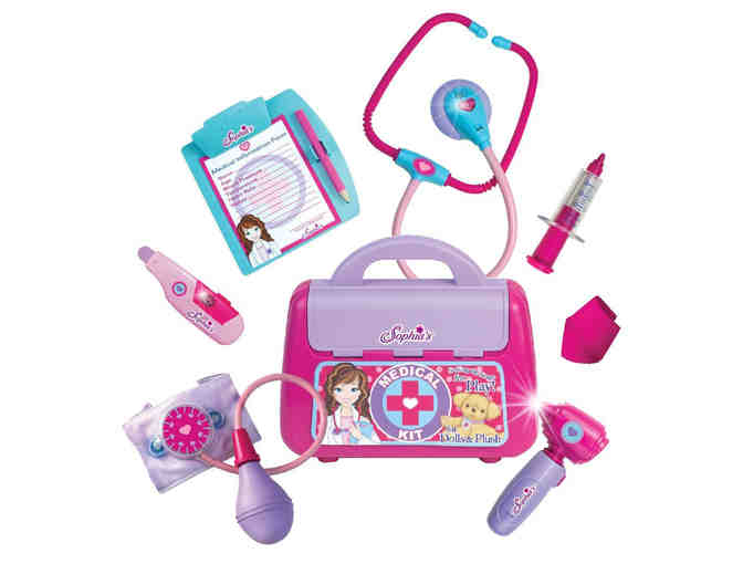 Sophia's - Child Sized Medical Kit, Wheel Chair, Crutches, Cast, and Bandage for 18' Dolls