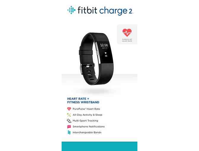 Fitbit Charge 2 - Size: Large (black)
