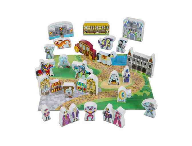 Melissa & Doug - Wooden Castle Play Set (ages 3+)