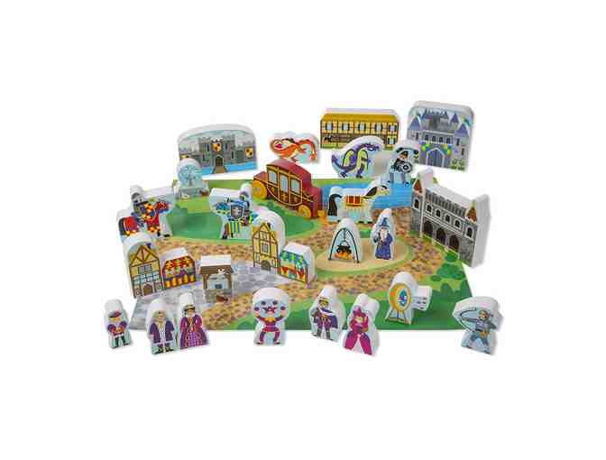 Melissa & Doug - Wooden Castle Play Set (ages 3+)