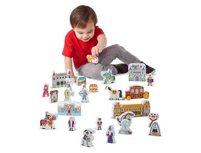 Melissa & Doug - Wooden Castle Play Set (ages 3+)