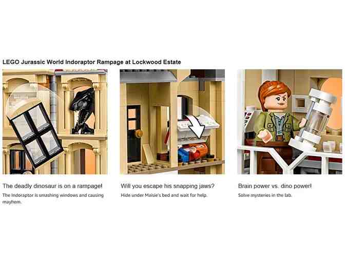 Lego: Jurassic World - Indoraptor Rampage at Lockwood Estate #75930 - 1019 pieces(ages 8+)
