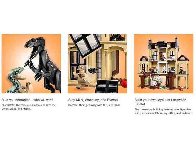 Lego: Jurassic World - Indoraptor Rampage at Lockwood Estate #75930 - 1019 pieces(ages 8+)