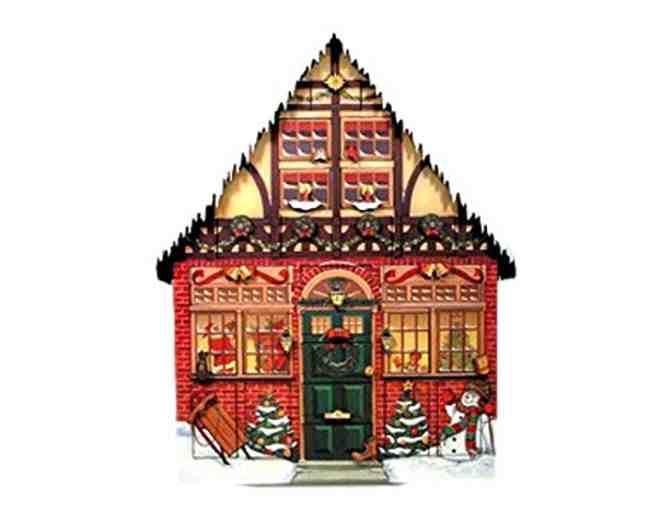 Byer's Choice LTD - Wooden Christmas House Advent Calendar