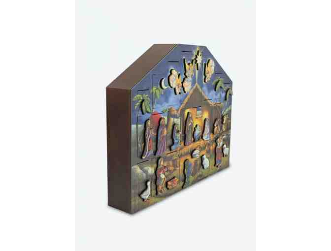 Byer's Choice LTD - Wooden Nativity Advent Calendar