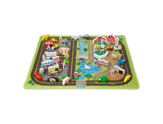 Melissa & Doug - Deluxe Road Rug Play Set