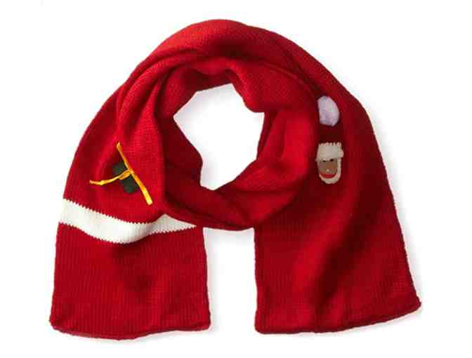 Baby knit Scarf & Reindeer Antlers - Baby Beanie, Crochet Knitted Hat