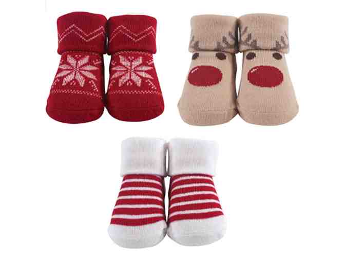 Hudson Baby - Baby Headband & Socks Gift Set