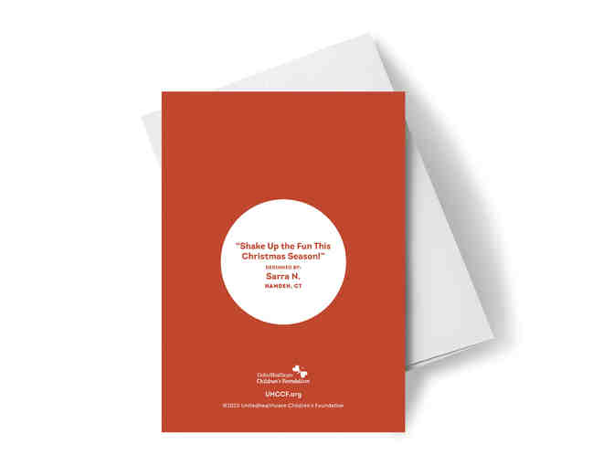 UHCCF Holiday Card - Shake Up the Fun this Christmas Season