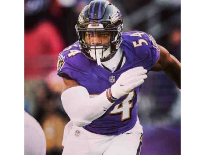 Tyus Bowser Autographed Football