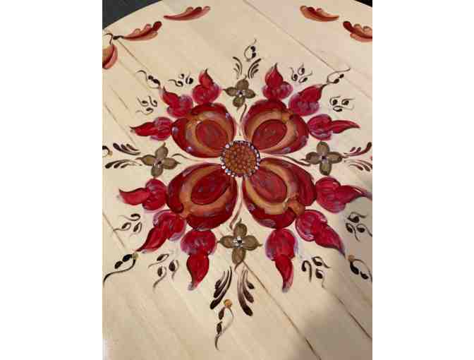Bauernmalerei/Norwegian Rosemaling Lazy Susan