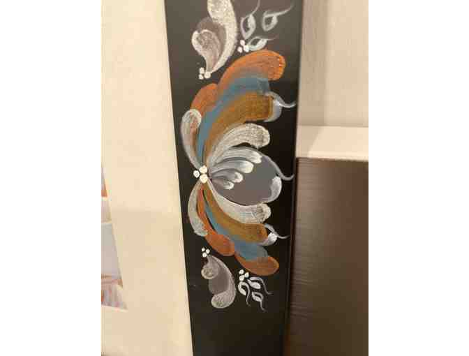Bauernmalerei/Norwegian Rosemaling Picture Frame