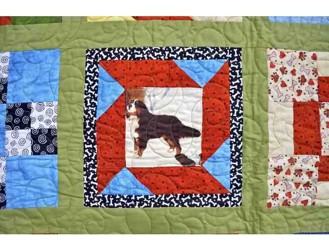 Handmade Bernese Mountain Dog Quilt
