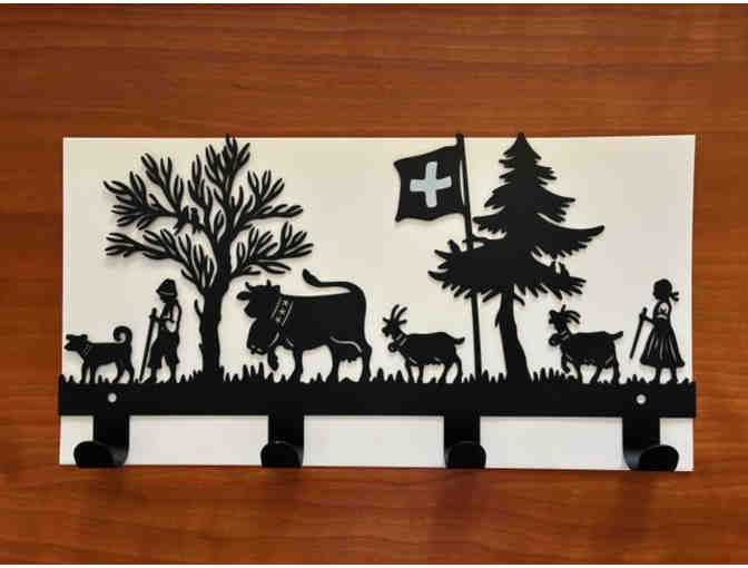 Swiss Metal Rack with hooks