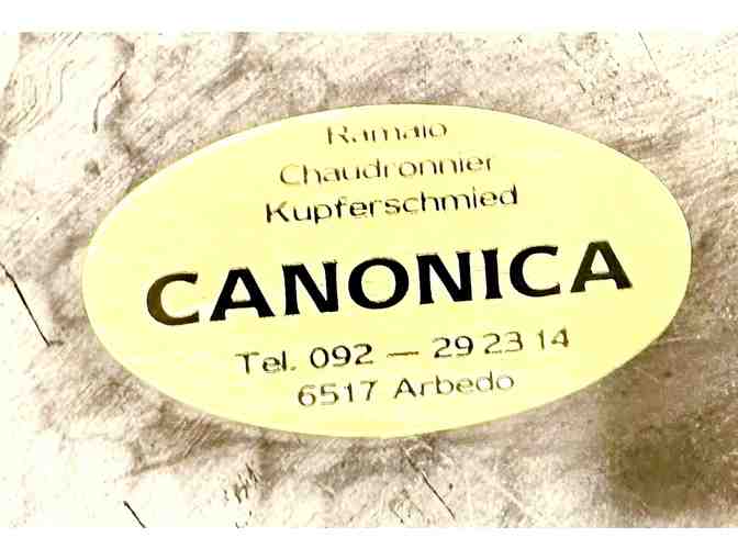 Vintage Copper Pan 'Ricordo di Molino 1992'