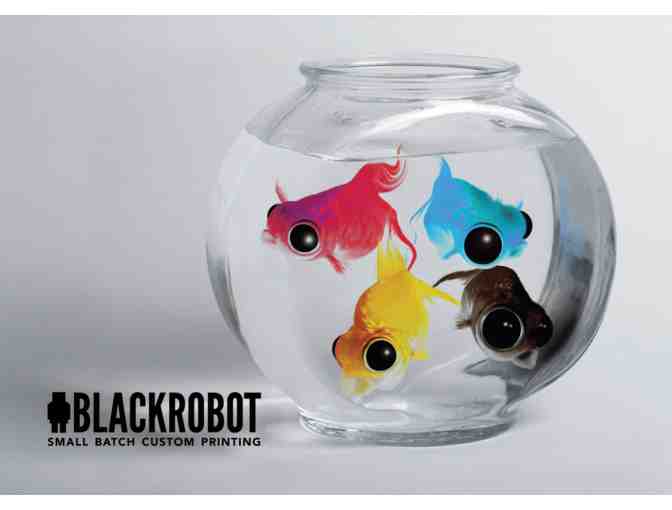 Custom Print Package at Black Robot