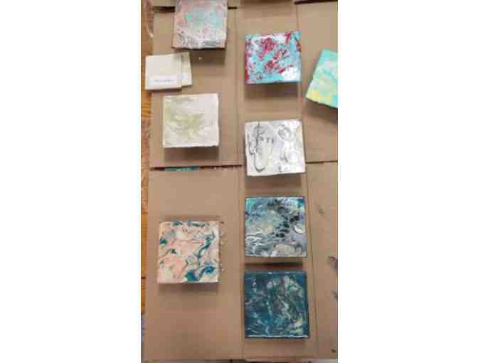 DIY Painting Coaster Making Kit - 2 Sets of 4