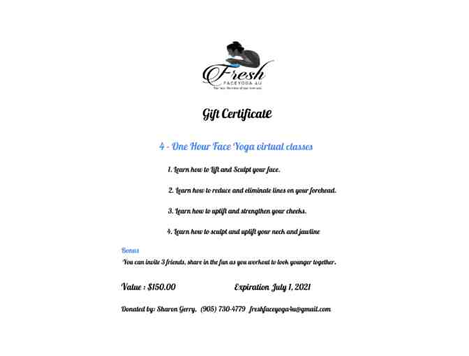 $150 Freshface4u Gift Certificate