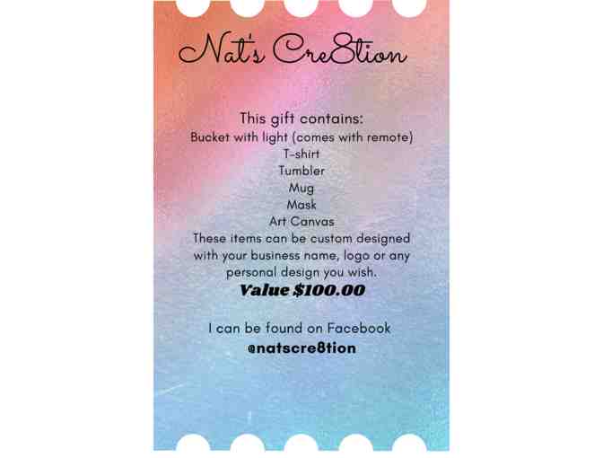 Basket of Personalized Vinyl Products