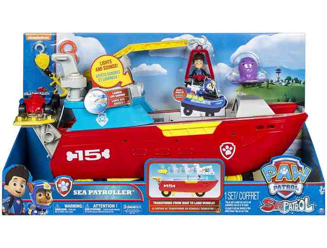Paw Patrol Sea Patrol - Sea Patroller Transforming Vehicle with Lights & Sounds