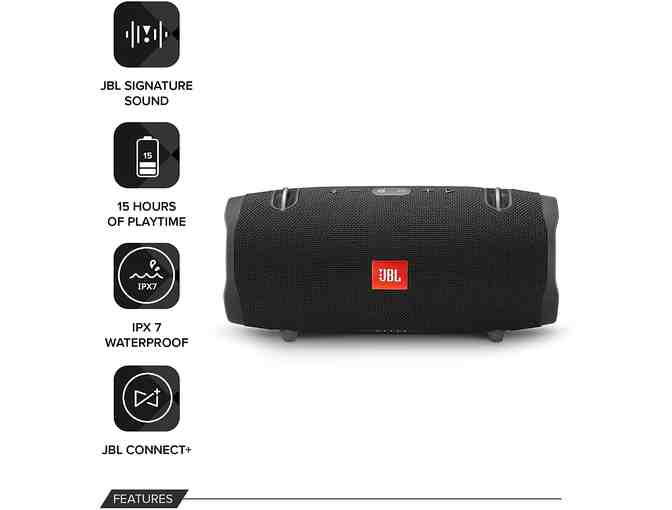JBL Xtreme 2, Waterproof Portable Bluetooth Speaker, Black
