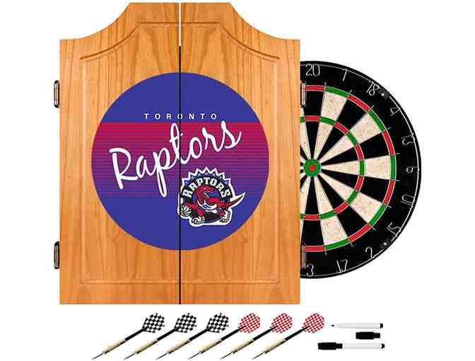 Trademark Gameroom GUINNESS Wood Dart Cabinet, One Size, Brown