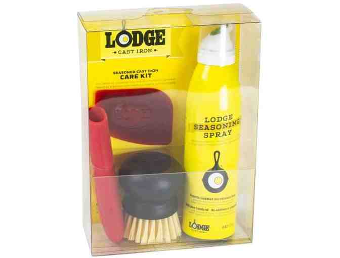 BALLARINI Cortina GRANITIUM: 2-Piece Fry PAN Set (9.5' and 11') and Lodge Pan Care Kit