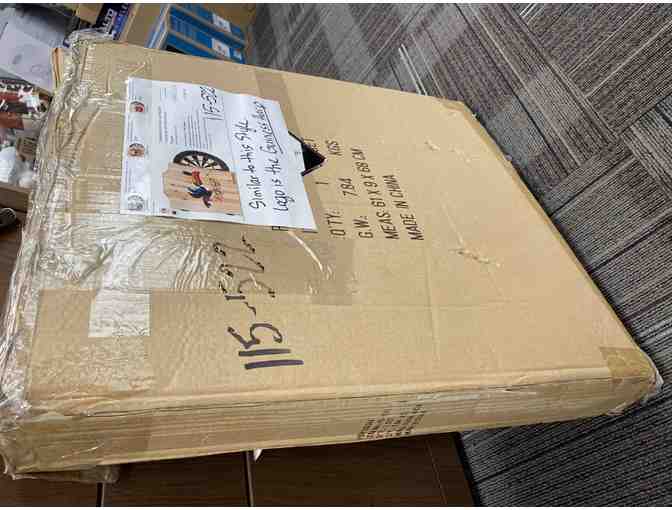 Trademark Gameroom GUINNESS Wood Dart Cabinet, One Size, Brown