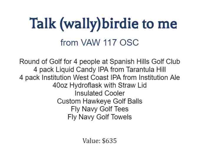 VAW-117 OSC: Talk (Wally) Birdie to Me