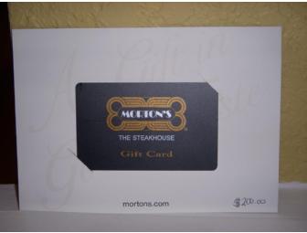 Morton's Steakhouse Dinner and Wine