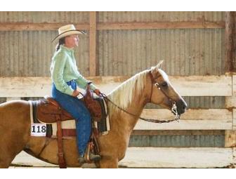 Five (5) Horseback Riding Lessons with Michele Ulrech Training at Reinstein Ranch