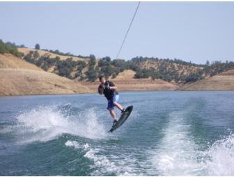 Boating for Four on Lake New Melones, California